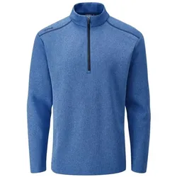 Ping Golf Herren Ramsey 1/4 Zip Sweater blau