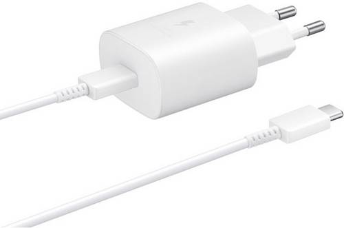 Samsung EP-TA800XWEGWW USB Ladegerät 25W 1x USB-A, 1x USB-C Weiß Schnellladegerät