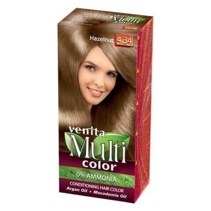 Venita Multicolor Hair Dye 4.34 Hazelnut 100Ml (4.34 Haselnuss) (33427701)