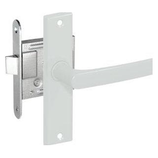 Kurzemes Lock With White Cover Plates And Handles (33028495)