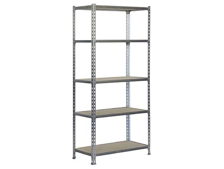 PROREGAL Schwerlastregal Big MULI HxBxT 200x110x40cm 5 Fachböden Fachlast 200kg Weiß Lagerregal Werkstattregal Standregal Lagerregal