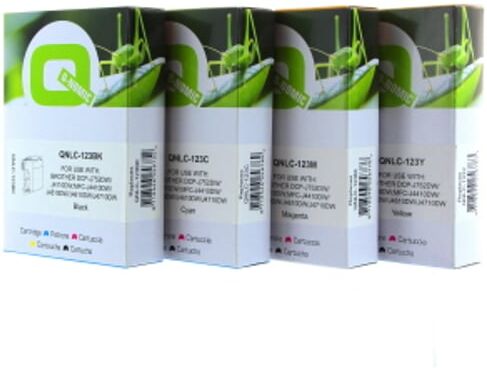 Q-Nomic Pack Ahorro LC-129BK XL / LC-125XL 4 Cartuchos de tinta