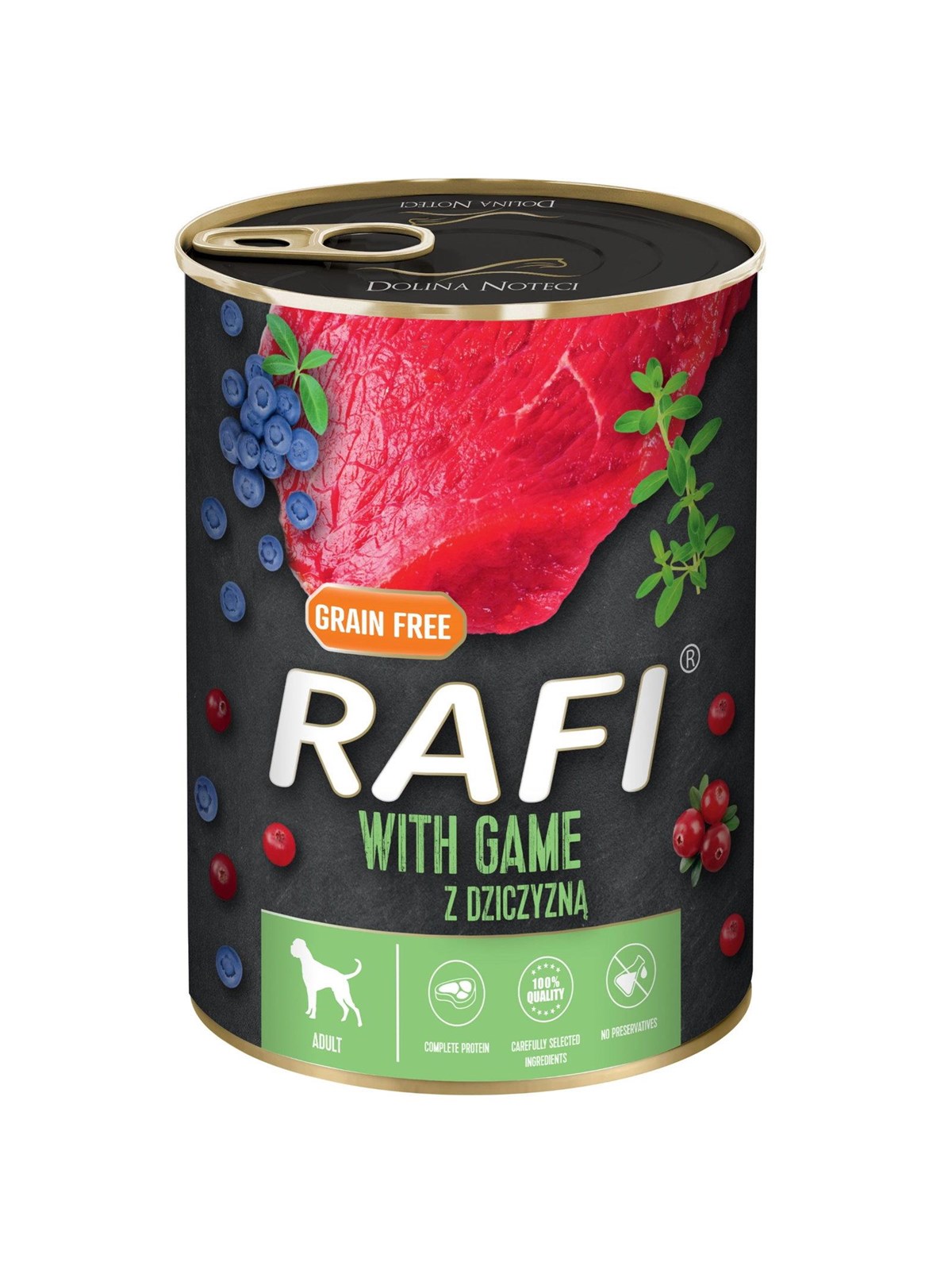 RAFI Wild, Blaubeeren & Cranberries 400g. Adult (EU)