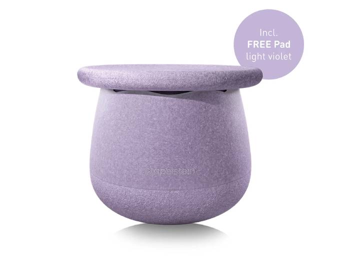 Stapelstein® - Dynamic small, light violet (Inkl. GRATIS Pad light violet)