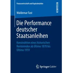Die Performance deutscher Staatsanleihen, Fachbücher von Waldemar Fast