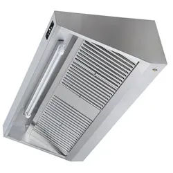 Wandhaube mit Motor 1600x900x450mm mit Dimmer, Beleuchtung, Filter und Ablasshahn (Leistungsstark) PREMIUM / /. GOLDINOX