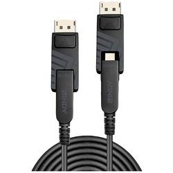 LINDY USB Anschlusskabel Mini DisplayPort Stecker, Mini DisplayPort Stecker 40.00 m Schwarz 38483 8K UHD DisplayPort-Kabel