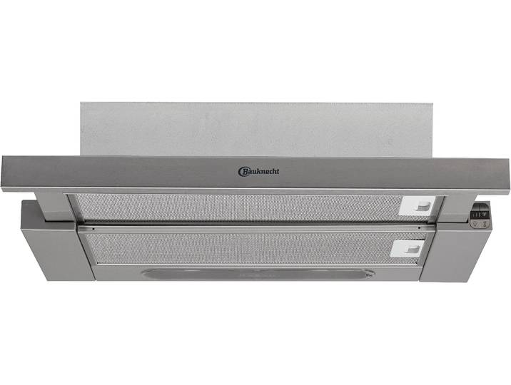 BAUKNECHT Flachschirmhaube RBAH 62 LT X , Energieeffizienz: A, silber (grau), B:59,8cm H:39,6cm T:28,1cm, Dunstabzugshauben, 60 cm, 3 Leistungsstufen und LED-Beleuchtung, Flachschirmhaube