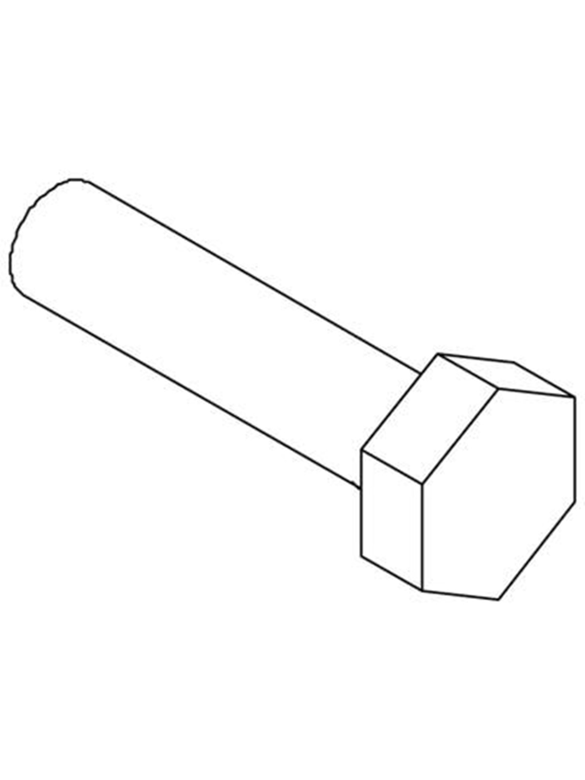 Cubic Hex cap screw fully threaded