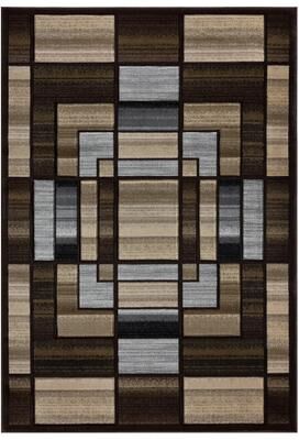MDA Rugs Orelsi Collection Abstract Area Rug with Hand Carved Accents