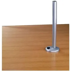 Lindy Tischhalterung, Loch System Basic (Tisch), Monitor Halterung, Grau, Silber