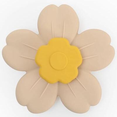 Inspired Finds Silicone Suction Cup Spinner Toy For Babies Travel, Highchair, Table, Window Sensory Play beige