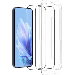 Cazy Schutzglass Tempered Glass, Bildschirmschutz (Samsung Galaxy S25+), Smartphone Schutzfolie, Transparent