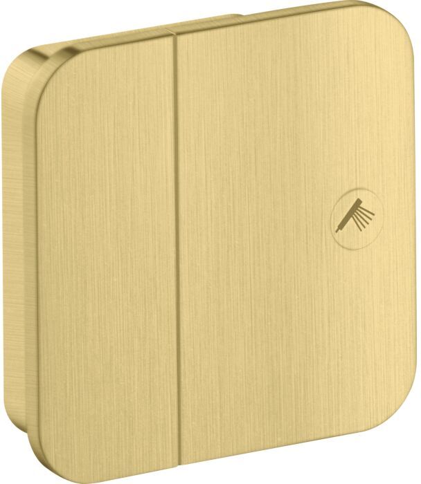 Hansgrohe Axor One Fertigmontageset 45771950 Unterputz-Absperrventil, 1 Verbraucher, brushed brass