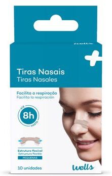 Wells Tiras Nasais Tamanho Pequeno 10 un
