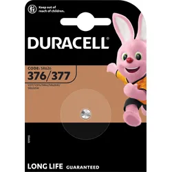 DURA SR661 - Silberoxid-Knopfzelle, 376/377, SR66, 1,5 V, 1er-Pack