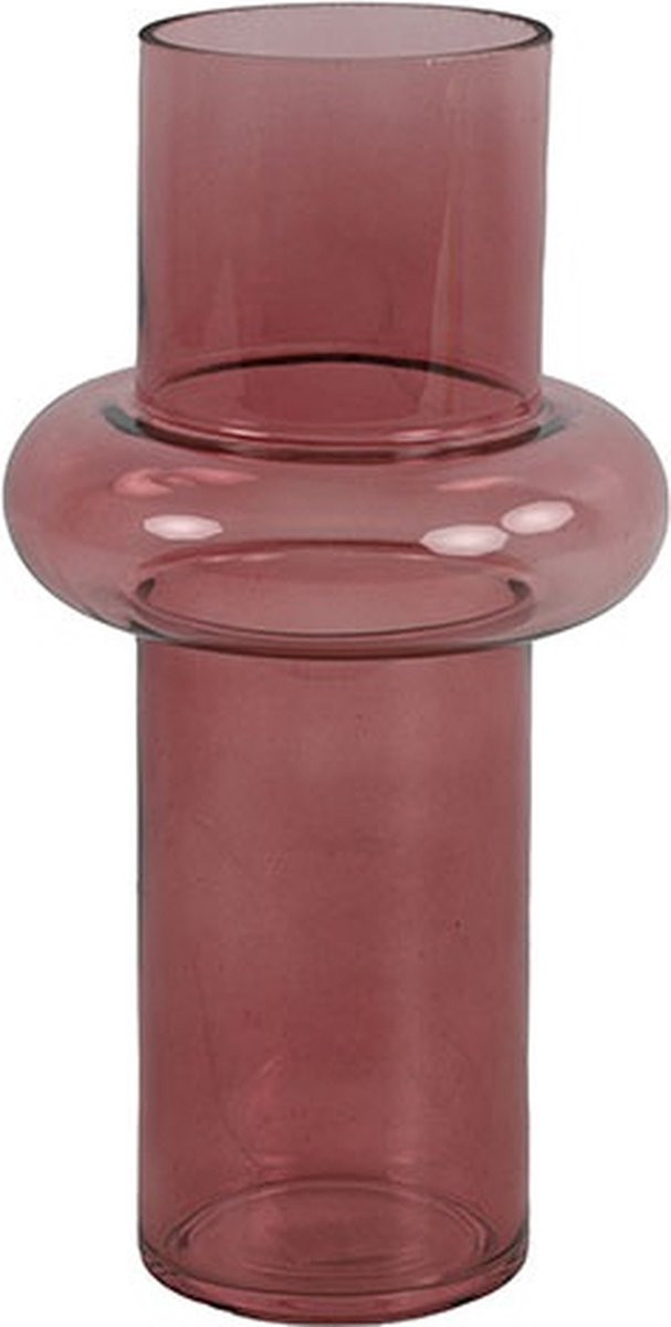 Countryfield Vaas Amy Glas Donkerroze B13,5 x D13,5 x H25,5 cm