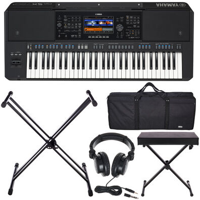Yamaha PSR-SX720+ Deluxe Bundle noir