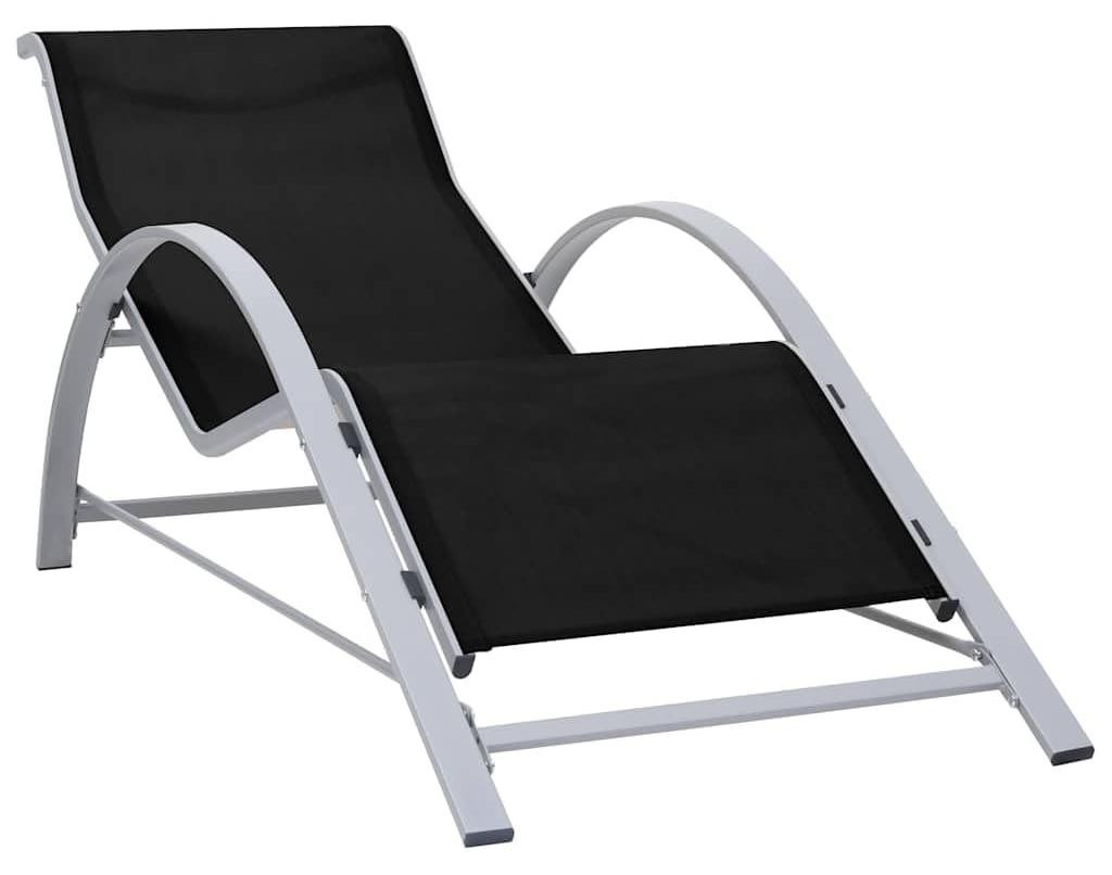 Ergonomische aluminium ligstoel voor buiten