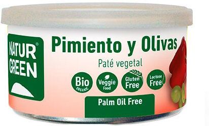 Naturgreen Pâté pepper and olives Bio 125 g 125 gr