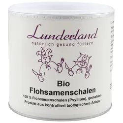 Lunderland Bio-Flohsamenschalen | 350g für Hunde und Katzen