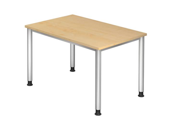 HILO 12 S Schreibtisch 120 x 80 höhenverstellbar Ahorn