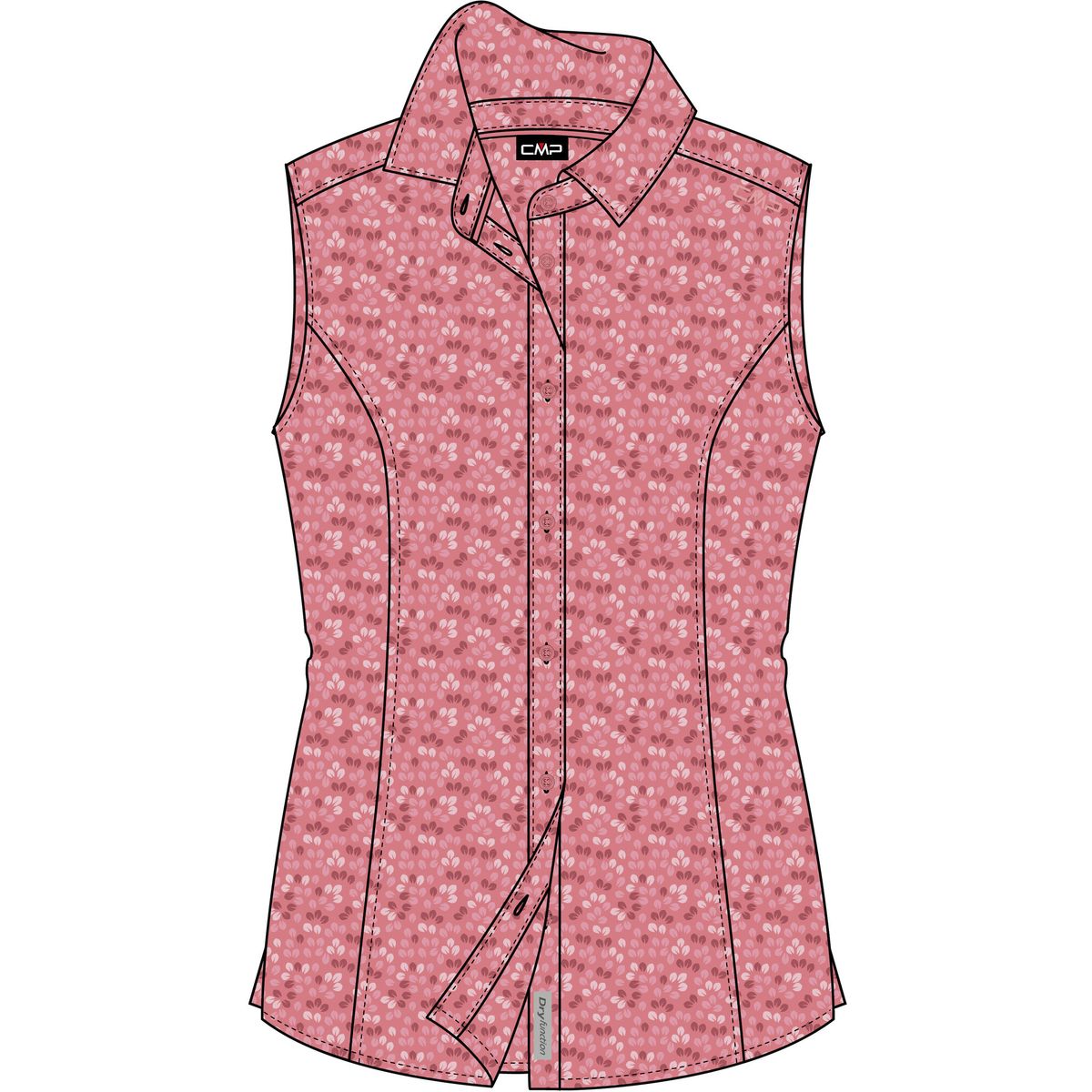 CMP Woman Shirt coral (35ZV) 42 34S6176-35ZV-42