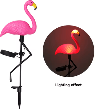 Inspire Picks Solar Flamingo Garden Light Waterproof LED Stake Pathway Decor b 1pcs