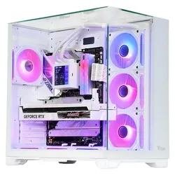 Itek Dark Cave Pano (ATX, mATX, Mini-ITX), PC Gehäuse, Weiss