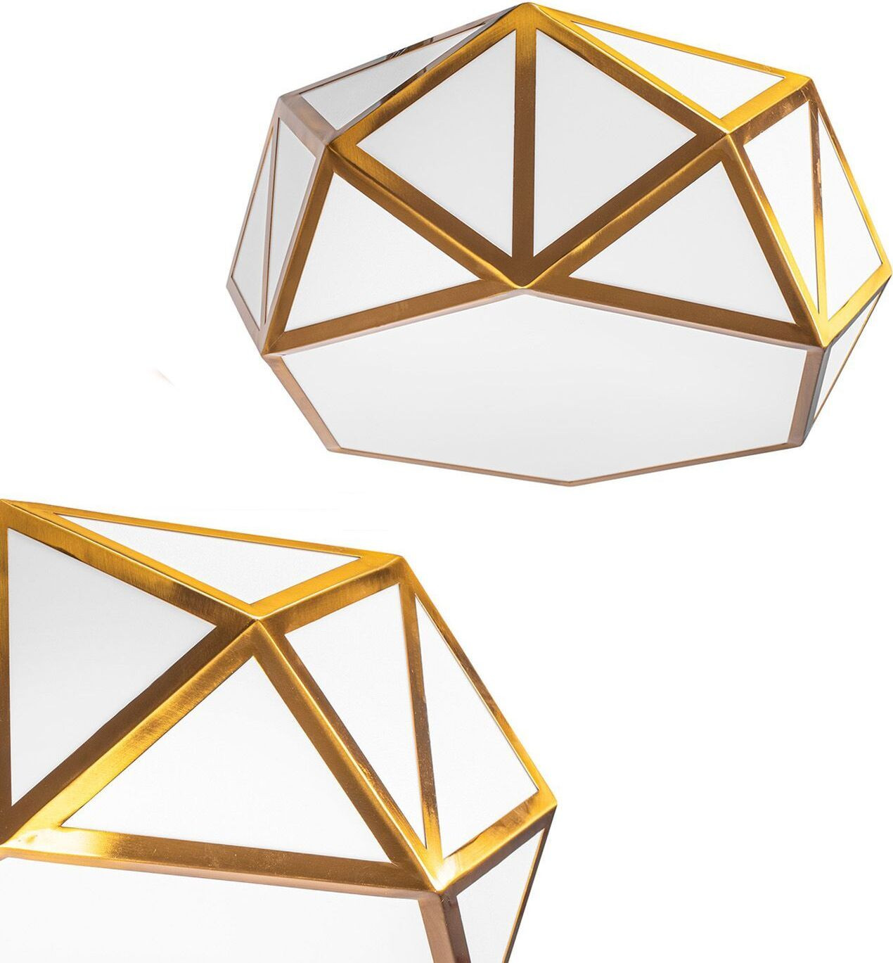 Toolight Hangende Plafondlamp Gold 35cm