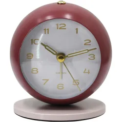 Karlsson, Wecker, Alarm clock Reina burgundy red w. warm grey