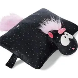 NICI Theodor and Friends Kuscheltier-Kissen Einhorn Carbon Flash