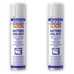 2x Batteriepolfett LIQUI MOLY 3141 Spezialfett Kontaktfett Batterie-Pol-Fett 300ml