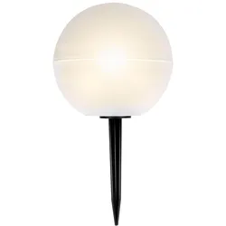 Grundig, Gartenbeleuchtung, 2er-Set 5 Solar Kugellampen mit Erdspiess, Warmweiss- und RGB-Beleuchtung