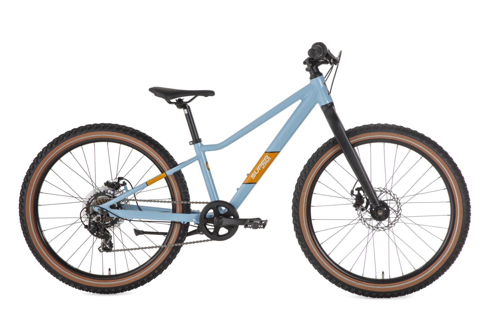 MTB Mountainbike 24 Zoll, Xplore, 7 Gang, Scheibenbremsen, blau