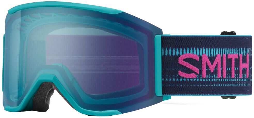 Smith  - Squad Mag Tropic Chromapop Everyday Blue Mirror + Chromapop Storm Blue Sensor Mirror - Masque de Ski