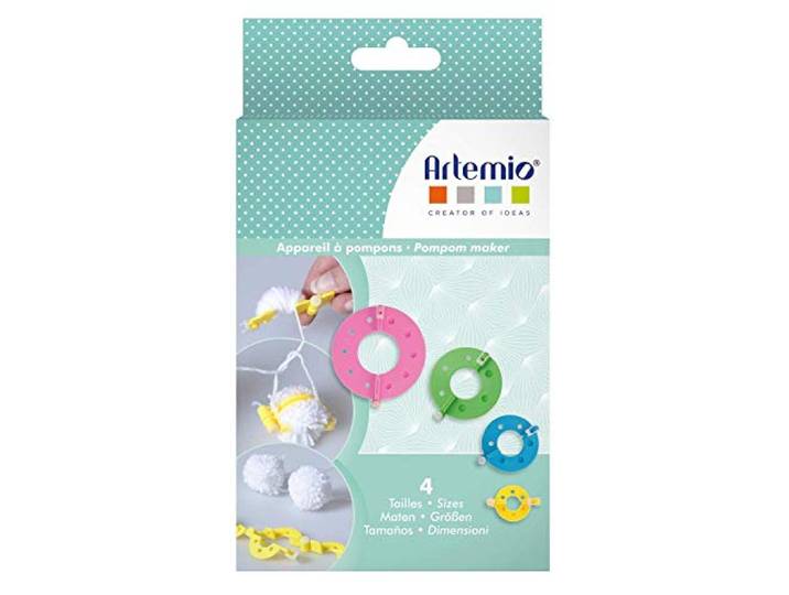 Set met 4 pompons