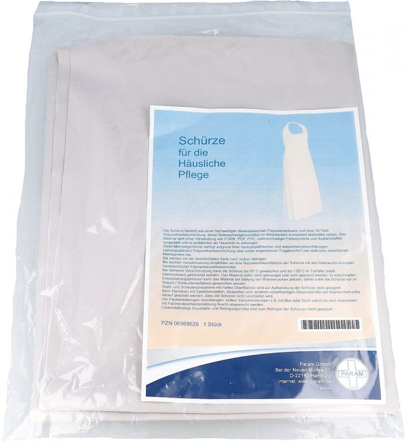 Param GmbH Schürzen für d. Pflege wiederverwendbar
