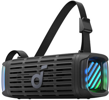 Soundcore Boom 3i di Anker - Altoparlante robusto 50W, impermeabile IP68 (acqua salata), galleggiante, BassUp 2.0, Bluetooth 5.3, autonomia 16 ore, TWS.