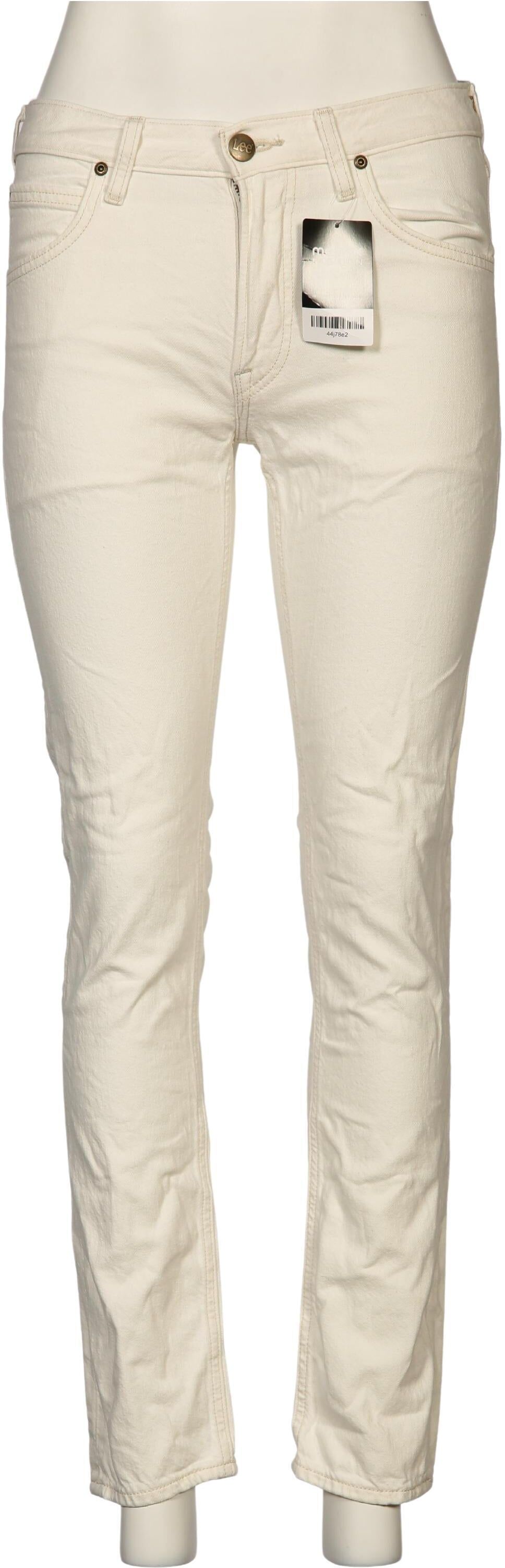 Lee Damen Jeans, Cremeweiß, Gr. W31, Baumwolle / Hanf - Second Hand