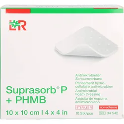 Suprasorb P+phmb Schaumverband 10x10 cm 10 ST