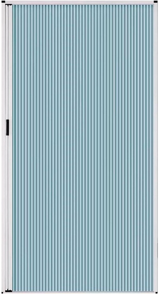 Zwarte Blackout Schuifdeur Gordijn Vouwdeur Kamerverdeler met Stille Rollen - 94 x 203 cm