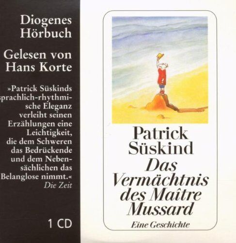 Patrick Süskind - Das Vermächtnis. CD - Preis vom 30.09.2026 22:30:23 h
