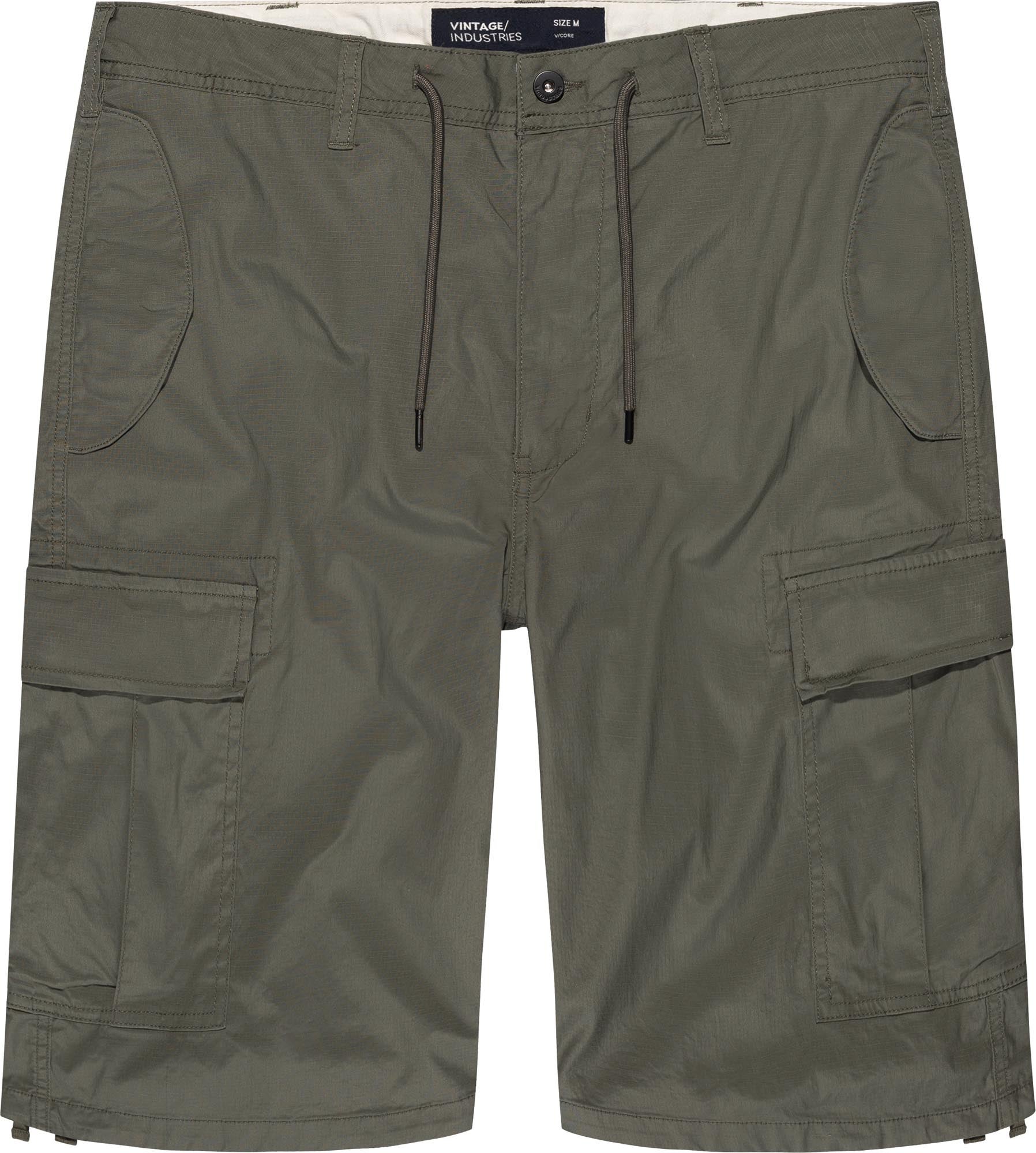 Vintage Industries Porter Cargo Shorts 1248-mistyolive-S