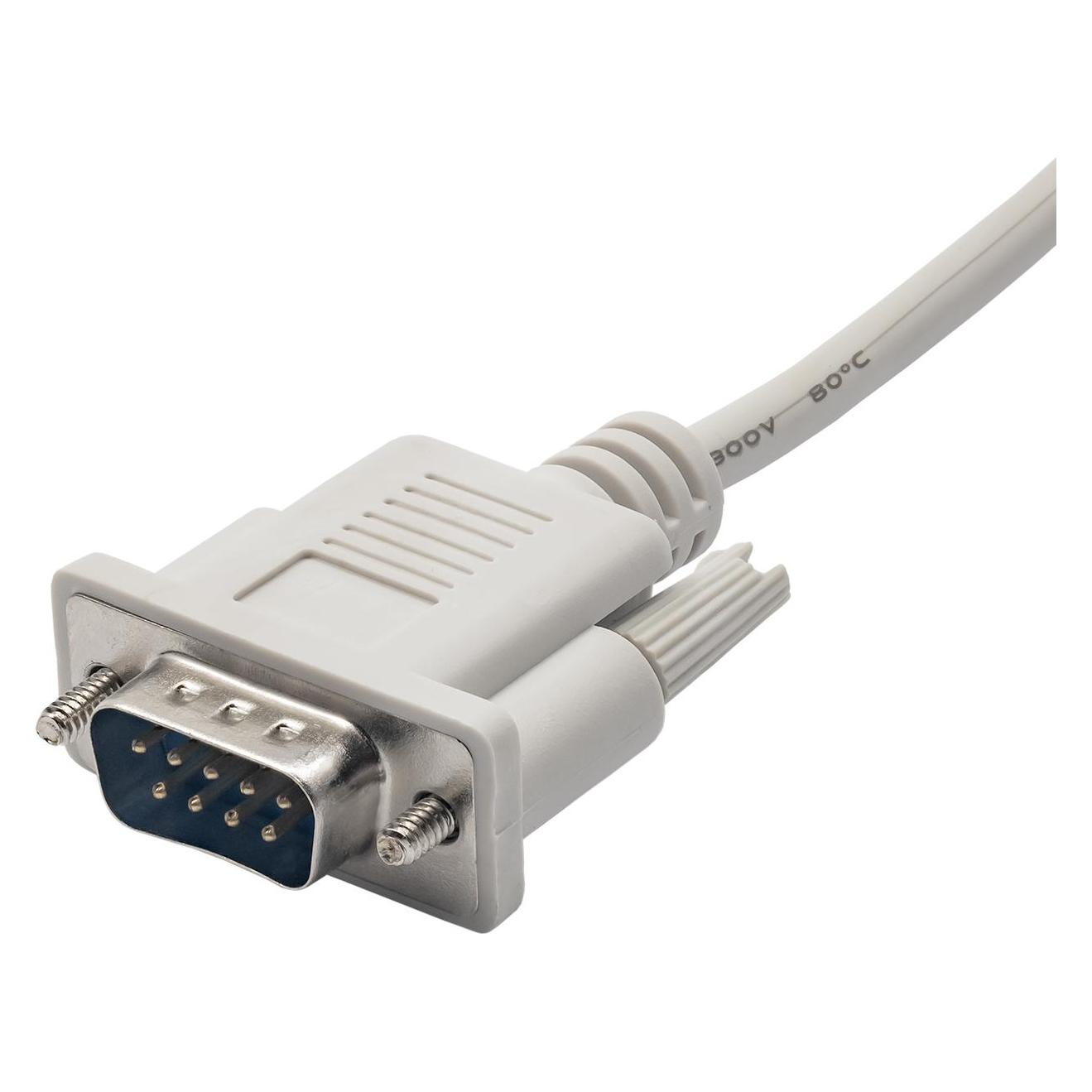 Akyga AK-CO-03 Kabeladapter RS-232 Weiss (2 m) (AK-CO-03)