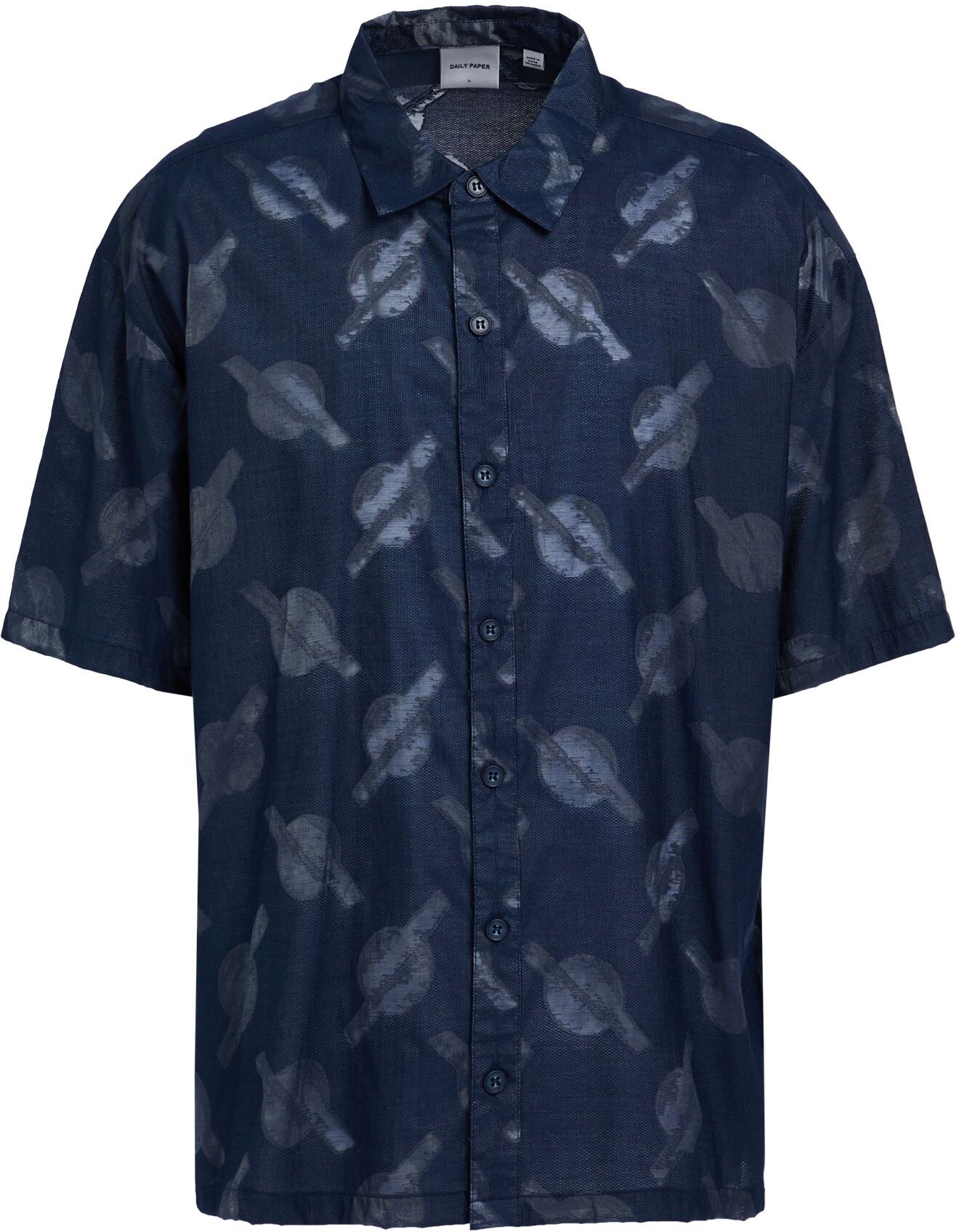 Daily Paper Camisa Hombre Azul marino M Hombre
