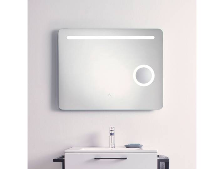 Wandspiegel Silberfarben inkl. LED 'Mirror'