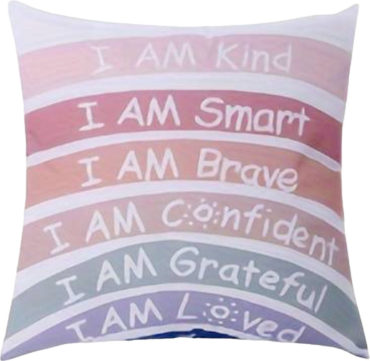 Kussenhoes Rainbow met rits - Polyester - 45 x 45 cm