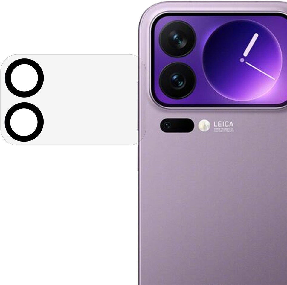 INCOVER Xiaomi 17 Pro Linse Glasbeskyttelse - Gennemsigtig /Sort