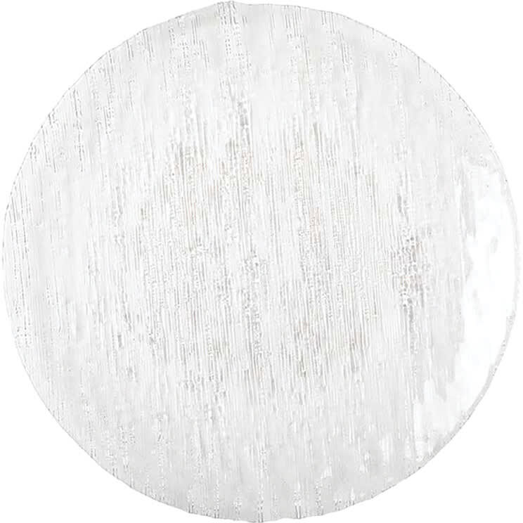 Aulica Plato plano transparente 28cm - lote de 6